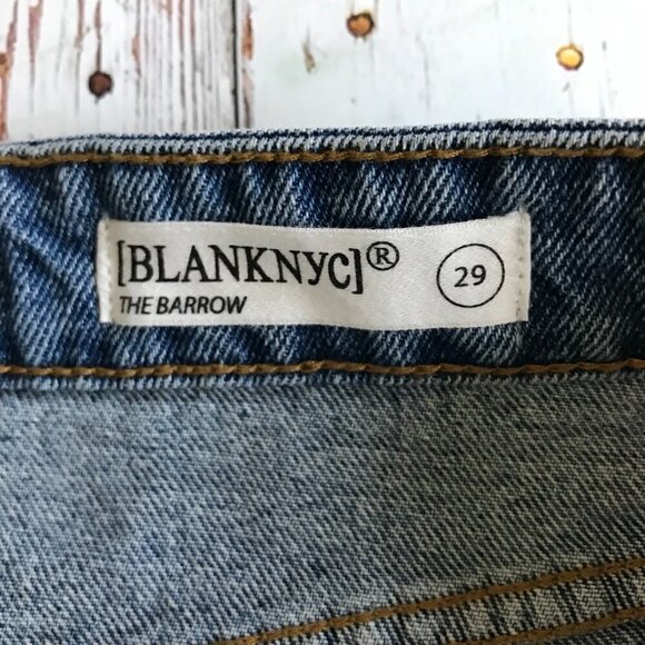 BlankNYC "The Barrow" High Rise Distressed Shorts Size 29 - Picture 9 of 14